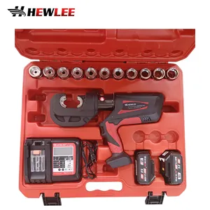 HEWLEE HL-400B電池式電動圧着工具電気パイプ端子ケーブルラグプライヤー用油圧圧着工具