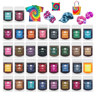 Osbang Factory OEM 34 colores 10g <span class=keywords><strong>Tie</strong></span> <span class=keywords><strong>Dye</strong></span> en polvo Tye <span class=keywords><strong>Dye</strong></span> <span class=keywords><strong>kit</strong></span> para adultos y niños Art and Craft <span class=keywords><strong>Kit</strong></span> para ropa camiseta tela - Product Image 1