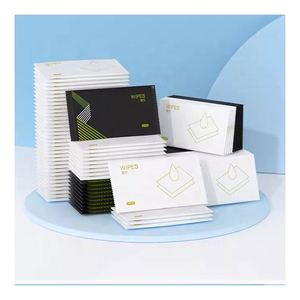 Lingettes humides jetables personnalisées avec logo pour restaurant, emballage individuel, pour hommes et femmes, nettoyage des mains, lavables dans les toilettes - Product Image 6