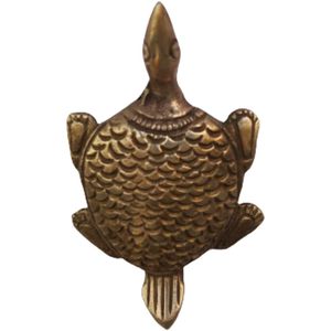 Artesanía hecha a mano de latón tortuga tribu arte único decoración del hogar artículo de regalo para decoración de oficina y accesorios decorativos - Product Image 1