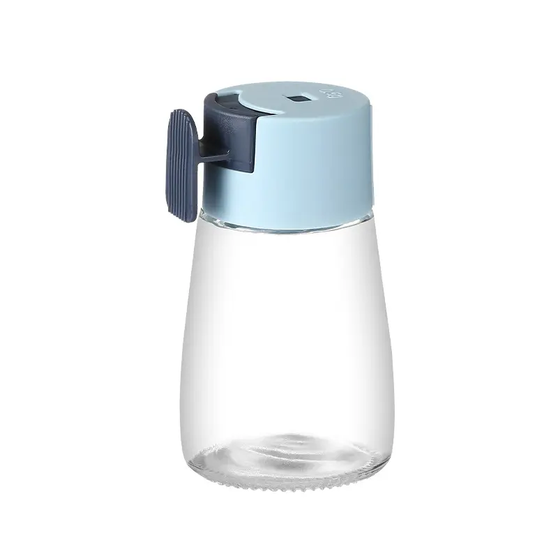 定量的な塩砂糖制御調味料容器家庭用キッチンプレスタイプ塩バーベキューガラス瓶