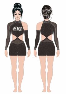 ชุดยูนิฟอร์มเชียร์ลีดเดอร์ผ้าสแปนเด็กซ์/ โพลีเอสเตอร์พิมพ์ลายดิจิตอลออกแบบได้ตามต้องการชุดสำหรับผู้ใหญ่ MT-CH0209ดีไซน์ล่าสุด - Product Image 6