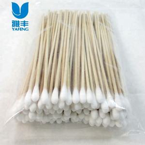 Bâtonnets de coton médicaux à prix abordable, à pointe jetable, en bois, avec embouts en coton - Product Image 3