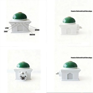 Luz nocturna LED con forma de mezquita y altavoz para el Corán, con recitación de Ruqyah Zikir, para uso doméstico islámico - Product Image 4