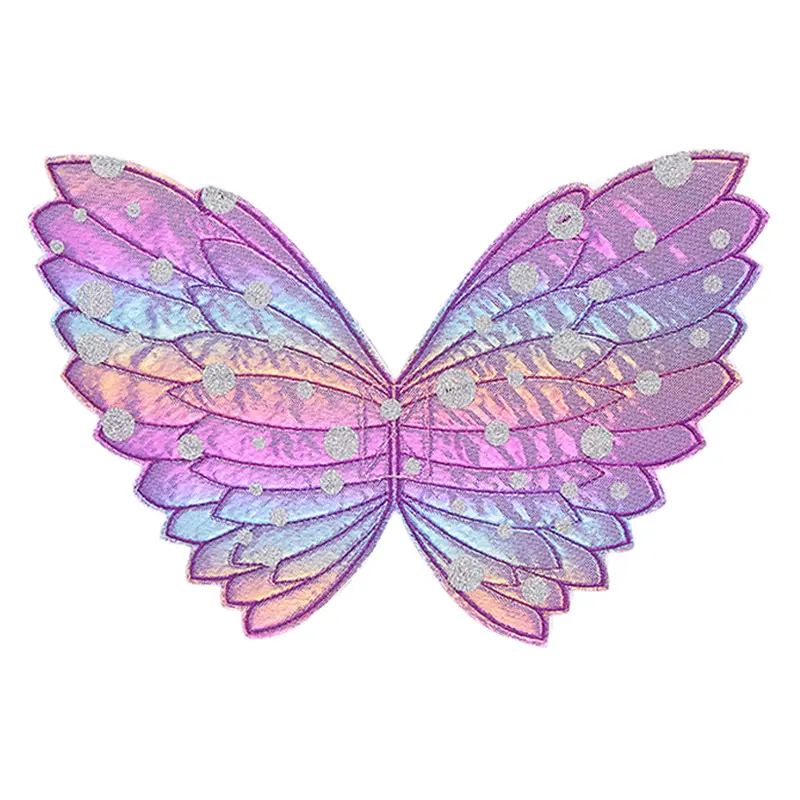 Y Single Layer Butterfly Wings Elf Princess Colorful Angel Wings Festive Party Masquerade Show puntelli