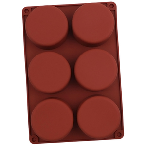 Stampo <span class=keywords><strong>in</strong></span> <span class=keywords><strong>Silicone</strong></span> per Torte a 6 Cavità Rotonde, Formato Grande, <span class=keywords><strong>Stampi</strong></span> per Sapone, <span class=keywords><strong>Stampi</strong></span> per Candele <span class=keywords><strong>in</strong></span> <span class=keywords><strong>Silicone</strong></span> - Product Image 4