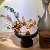 Diffuseur d'arômes en pierre brute de cristal naturel pour chambre à coucher, pièce décorative haut de gamme, parfum sans huiles essentielles
