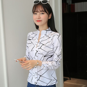 Meistverkauftes Frühlings- und Herbst-Modisches Lässiges Gestreiftes Damen-Langarmhemd - Product Image 2
