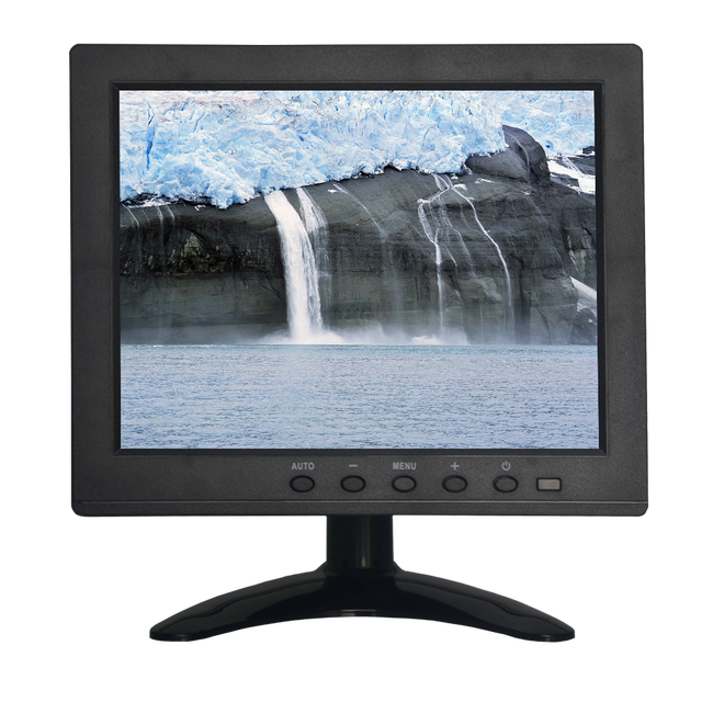 Whole Price 8 Inch Small LCD Color Video Monitor VGA BNC AV HDMIED Input for PC CCTV Home Security