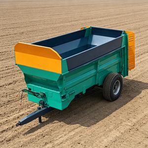 Chariot de transfert de fumier à double essieu avec poutre renforcée, pour charges lourdes toute l'année - Product Image 5