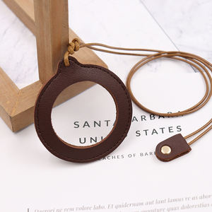 <span class=keywords><strong>Loupe</strong></span> ronde en cuir PU vintage avec lanière aide à la <span class=keywords><strong>lecture</strong></span> légère et élégante pour enfant âgé accessoire de voyage portable - Product Image 5