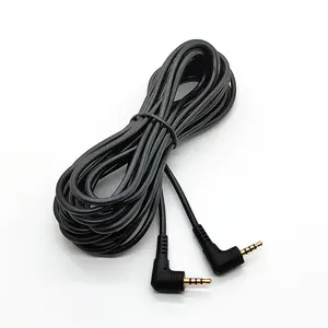 Custom Stereo Right Angle 90 Degree 2.5MM 3.5MM Gold Plated Mono TRS TRRS Male Jack Cable AUX Cable 3.5MM AUX Audio Cable