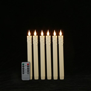 Bán buôn nhựa nến ánh sáng đám cưới trắng giáng sinh LED NẾN tiệc sinh nhật kỳ nghỉ điều khiển từ xa giáng sinh trụ cột nến - Product Image 2