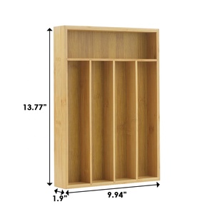 <span class=keywords><strong>Plateau</strong></span> rond en bois, <span class=keywords><strong>plateau</strong></span> en bambou non fini avec étagères pour huiles, plateaux de rangement décoratifs en vrac - Product Image 2
