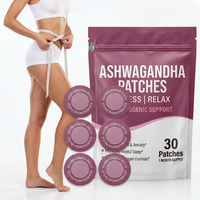Patchs Apaisants et Relaxants à Base de Plantes Naturelles pour le Sommeil et le Soutien de l'Humeur – Formule Anti-Stress à l'Ashwagandha