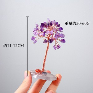 Árbol de Ágata con Cristales Naturales, Adorno de Árbol del Dinero, Decoración para Hogar u Oficina, Regalo, Venta al por Mayor - Product Image 2