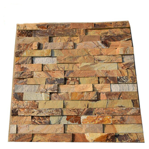 Azulejos de Piedra Natural para Pared Exterior, Revestimiento de Pared Económico, Azulejos de Piedra Natural para Jardín, Azulejos de Pared Negros - Product Image 1
