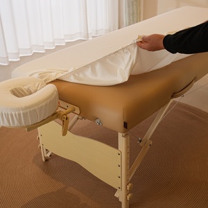 Ensemble <span class=keywords><strong>de</strong></span> 3 draps blancs <span class=keywords><strong>pour</strong></span> salon <span class=keywords><strong>de</strong></span> beauté, SPA, <span class=keywords><strong>table</strong></span> <span class=keywords><strong>de</strong></span> <span class=keywords><strong>massage</strong></span>, <span class=keywords><strong>housse</strong></span> <span class=keywords><strong>de</strong></span> <span class=keywords><strong>table</strong></span>, ensemble <span class=keywords><strong>de</strong></span> draps ajustés - Product Image 4