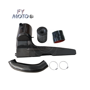 Toma de Aire de Fibra de Carbono para VW Golf R GTI GLI MK7/7.5 Audi A3 <span class=keywords><strong>S3</strong></span> TT 2015+ Negro Brillante - Product Image 3