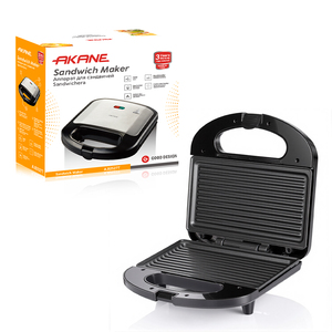 <span class=keywords><strong>Sandwichera</strong></span> AKANE A.82527 de 750W con Revestimiento Antiadherente, Calentamiento Uniforme de Doble Cara y Fácil Limpieza - Product Image 1