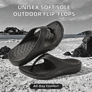 2026 Claquettes d'été légères et confortables en EVA imprimé, à semelle épaisse, sensation de sabot en bois, décontractées, pour femmes et hommes - Product Image 5