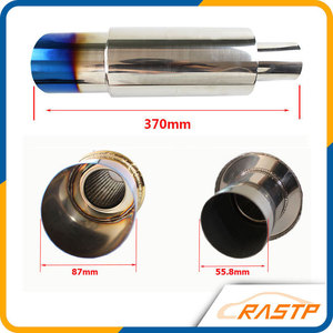 Tuyau d'échappement modifié Crastp 370 mm en acier inoxydable 304 pour mise à niveau automobile - Product Image 5