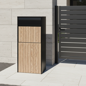 <span class=keywords><strong>Cassetta</strong></span> <span class=keywords><strong>Postale</strong></span> Impermeabile di Grande Capacità per Esterni, Antifurto in Acciaio Zincato per Casa e Villa - Product Image 2