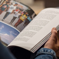 Özel Profesyonel Baskı Fotoğraf Albümü Kitap Dergisi Mat Film Kaplamalı Finiş Ofset Kağıt Karton Kraft Promosyon İçin