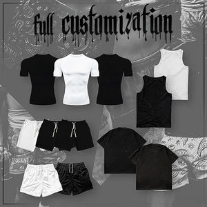 Camiseta personalizada de secado rápido para gimnasio para hombre, camiseta ligera transpirable de poliéster Spandex, malla de secado rápido, camiseta de culturismo muscular - Product Image 4