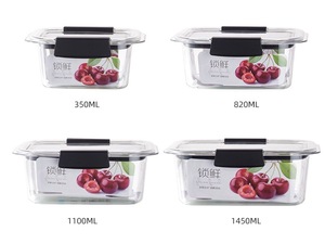 Nhựa ekocian bpa-miễn phí thực phẩm lưu trữ container với nắp có thể tháo rời khay kín rò rỉ-proof lý tưởng - Product Image 2