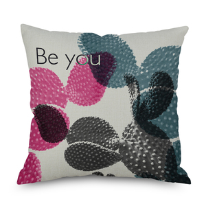 Style frais taie d'oreiller <span class=keywords><strong>aquarelle</strong></span> feuilles canapé housse d'oreiller jolies fleurs housse de coussin - Product Image 5