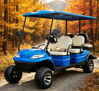 Buggy électrique tout-terrain A627.4+2G, adapté au transport sur la plage.