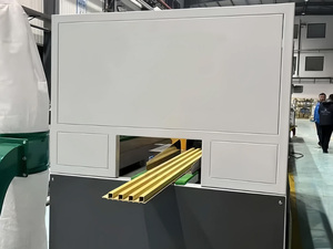 Kunststoff profil Extruder Hersteller PVC Wand verkleidung Dekoration Haus/WPC Panel Extrusion linie Herstellung Maschine - Product Image 3