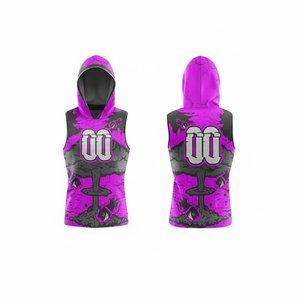 Juventud Compresión 7v7 Jersey Sublimado Sin mangas Con capucha 7on7 Uniformes de fútbol Jersey - Product Image 1