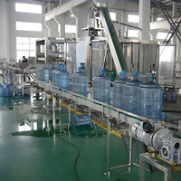 Ligne d'embouteillage automatique 3 en 1 pour eau pure, ligne de production de boissons, machine de remplissage d'eau minérale