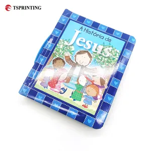 Free Sample Recyclable Paper Paperboard Printing Handheld And Portable Children Story Books Education Board Book Printing
