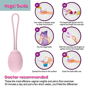 Professioneller Beckenbodentrainer 5-Stufen Schwere 37g bis 109g Kegel-<span class=keywords><strong>Ball</strong></span>-Set - Product Image 5