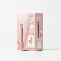 Boîte d'emballage cosmétique personnalisée avec insert, boîte cadeau luxueuse rose pour gloss à lèvres, emballage pour produits de beauté et soins de la peau