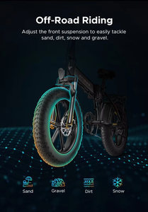 Vélo électrique de route et de montagne EU ENGWE EP-2 PRO, vélo électrique 250W, vélo électrique à pneus larges, 20 pouces, batterie de vélo électrique Mtb - Product Image 3