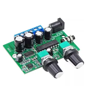 DC12V High-fidelity 2.1 Amplifier Board Three-channel Subwoofer Speaker Integrated Circuit Pcba Diy Audio Modification Module