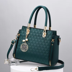 New Wholesale Luxury Leather Fashion Quilted Leather Handbags Large Capacity Women's Shoulder <b>Bags</b> - Product Image 5
