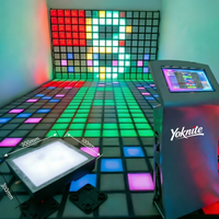 Super Grid Activate-Style Floor Is Lava : Sol de jeu interactif à LED pour lieux de divertissement