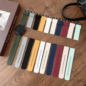 Silicon Vòng 22mm Đồng hồ thông minh ban nhạc cao su ban nhạc đồng hồ 20mm Dây đeo - Product Image 1