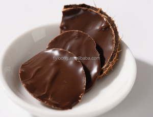 Chocolat noir rôti sain de <span class=keywords><strong>sucre</strong></span> de noix de coco de Offre Spéciale non raffiné 50g avec des copeaux de noix de coco séchés et emballés <span class=keywords><strong>en</strong></span> vrac - Product Image 3