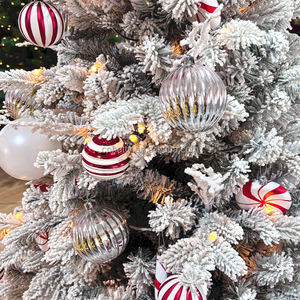 Wholesale Luxury High Quality Full PVC Eco-Friendly 150cm Hinged Standing Spruce Artificial <b>Christmas</b> <b>Tree</b> LED Lights Warm <b>White</b> - Product Image 2
