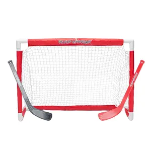 Kids Hockey Goal Net hockey net Set with Shooting Target Hockey Goal