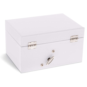 Caja Musical Blanca de 5 Pulgadas de Ever Bright Factory Direct, Caja Musical de Bailarina de 5 Pulgadas con Cajón y Logotipo Personalizado para Niños - Product Image 3