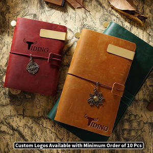 フルグレインレザー ダイアリー ジャーナル ワークブック カスタムペーパー ノートブック レザーブックカバー ジョッター ヴィンテージノートブック レザー製品 - Product Image 6