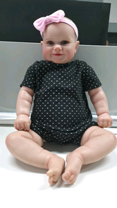 <span class=keywords><strong>ตุ๊กตา</strong></span>ทารกเกิดใหม่19นิ้ว100% ผิวนุ่มทำด้วยมือพร้อมเส้นเลือดดำสะสม<span class=keywords><strong>ตุ๊กตา</strong></span>ของขวัญคริสต์มาส - Product Image 5