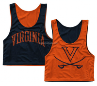 Pinnies de crosse personnalisées de qualité supérieure, Pinnies de crosse réversibles
